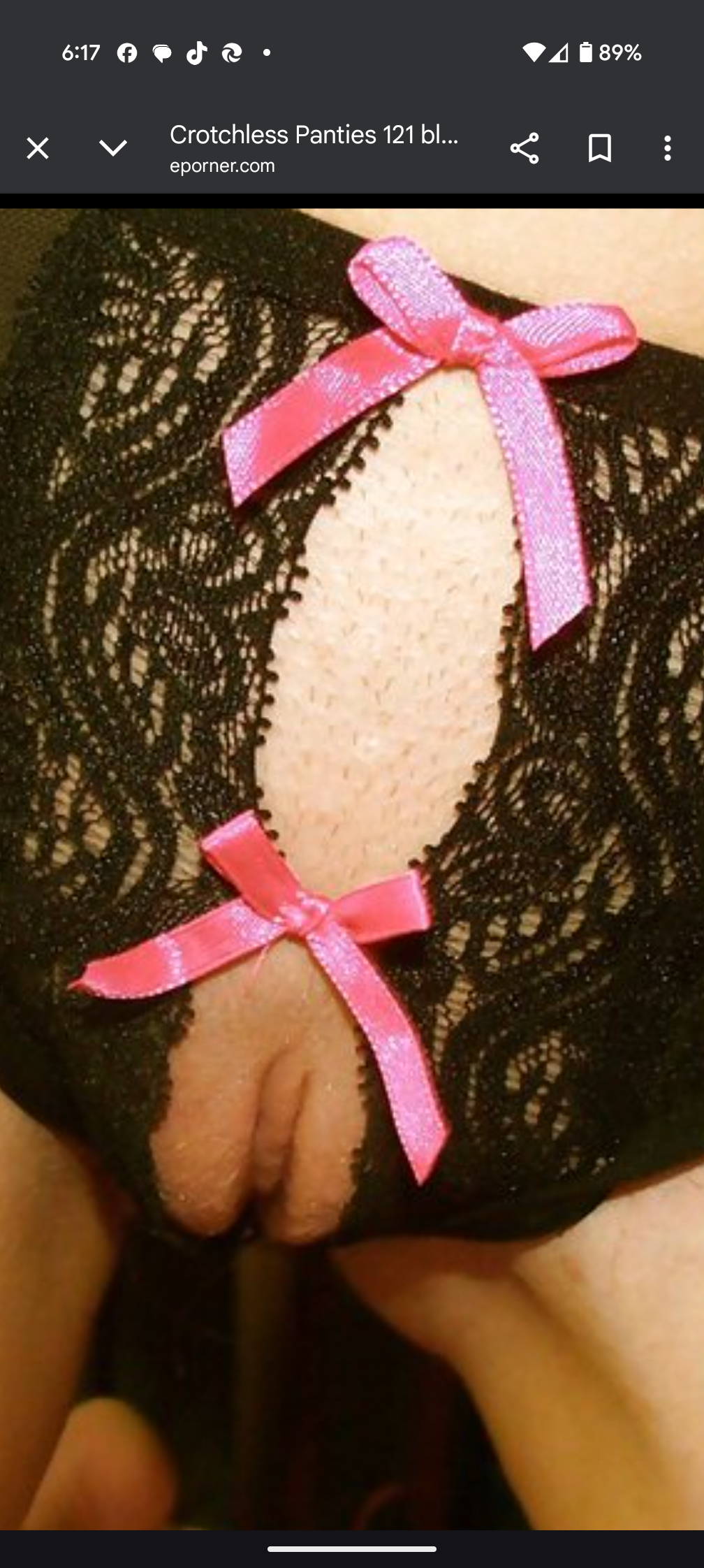 Crotchless Panties Only — 22