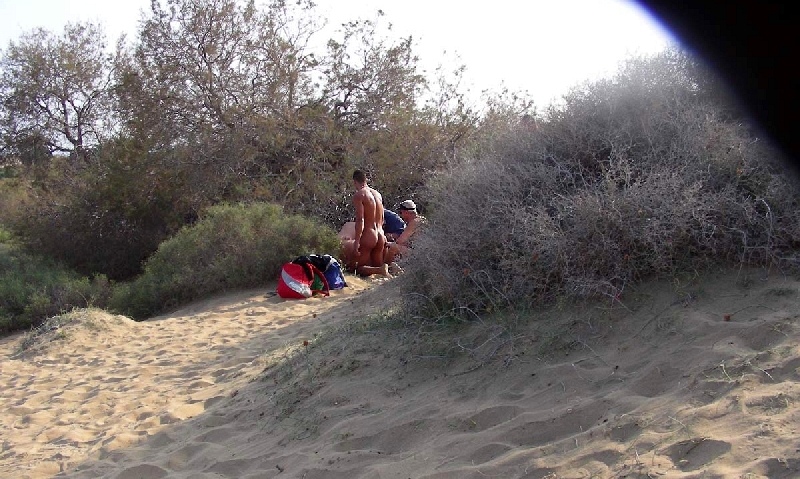 nude men at the beach — 17