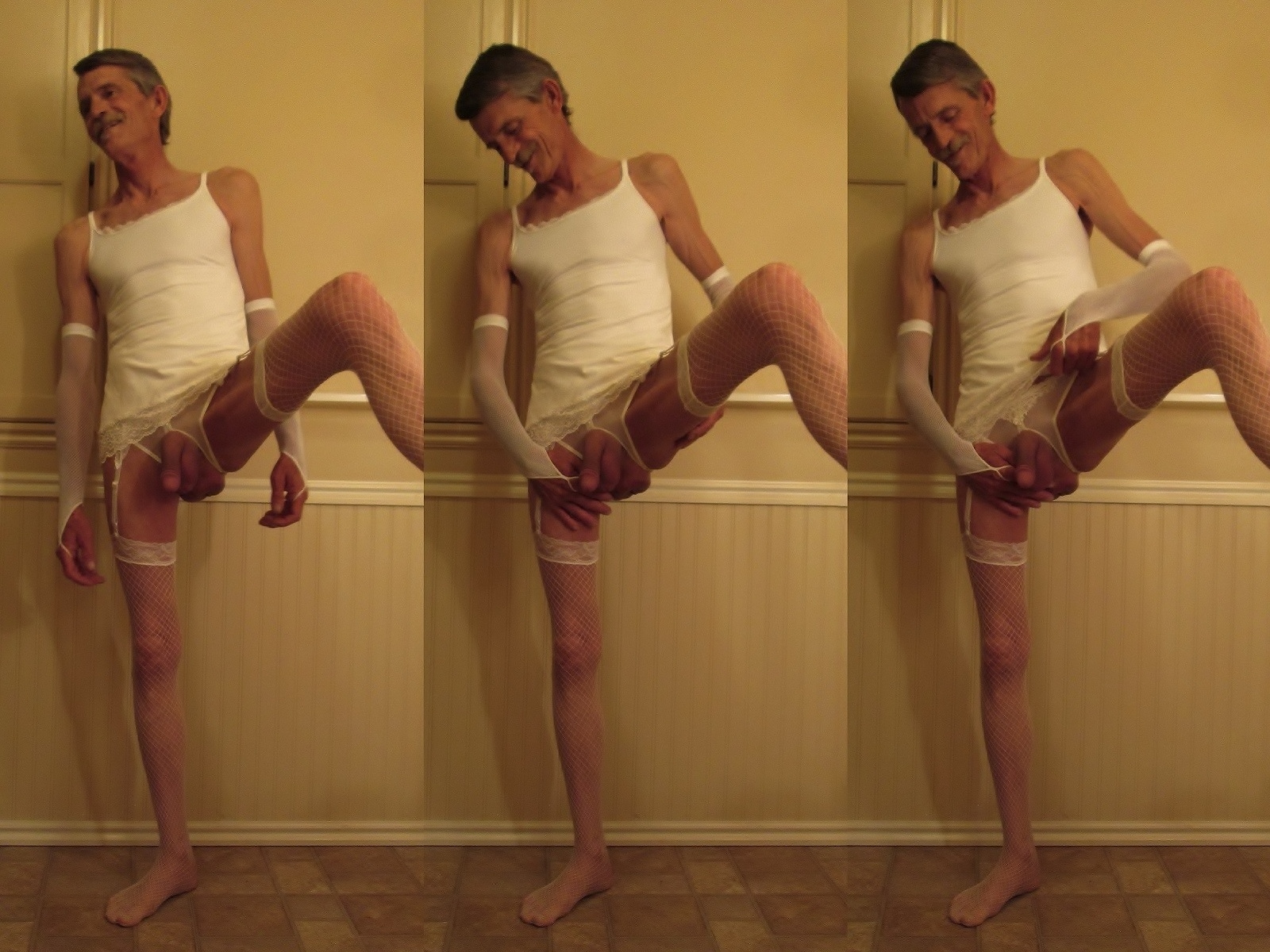Big Pumped Anus Stretching in Crotchless Panties — 9