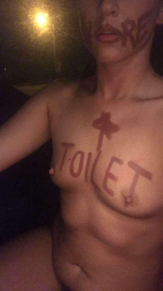 Flat chested ugly piss pig — 54