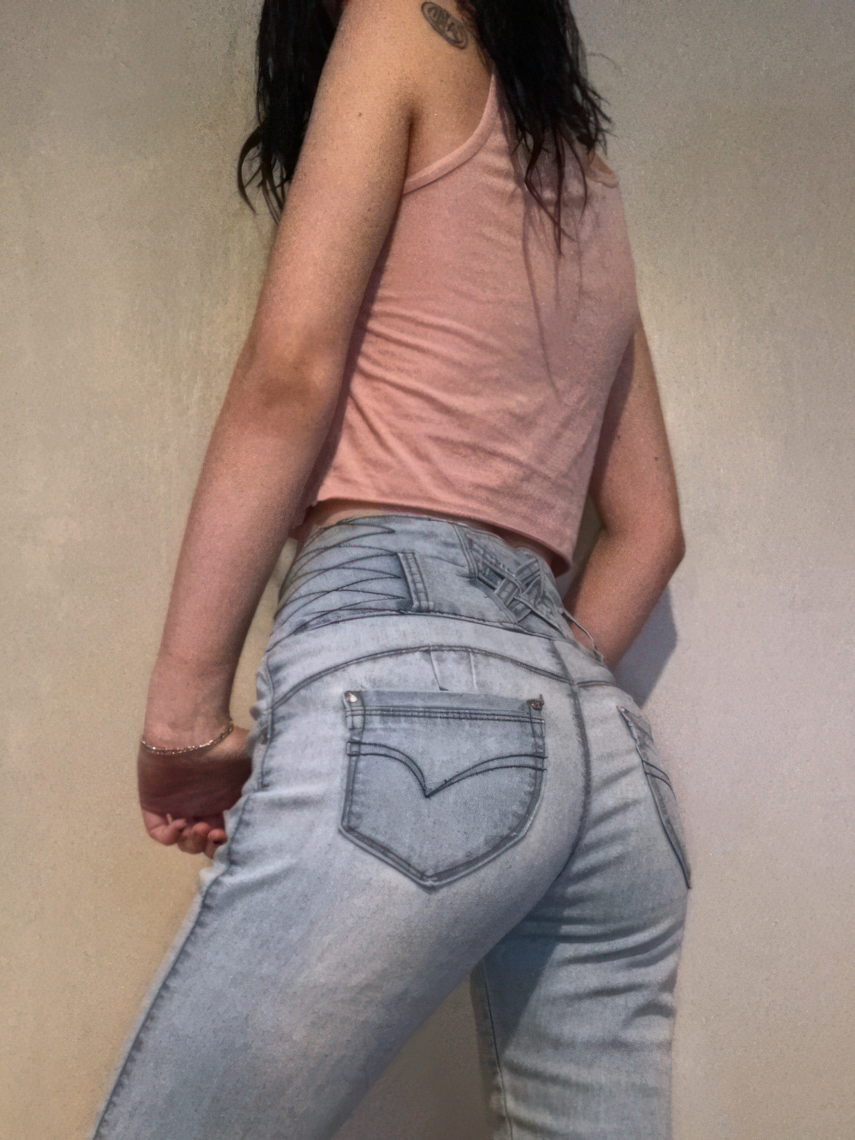 petite native american girl bella is a cute punk — 56