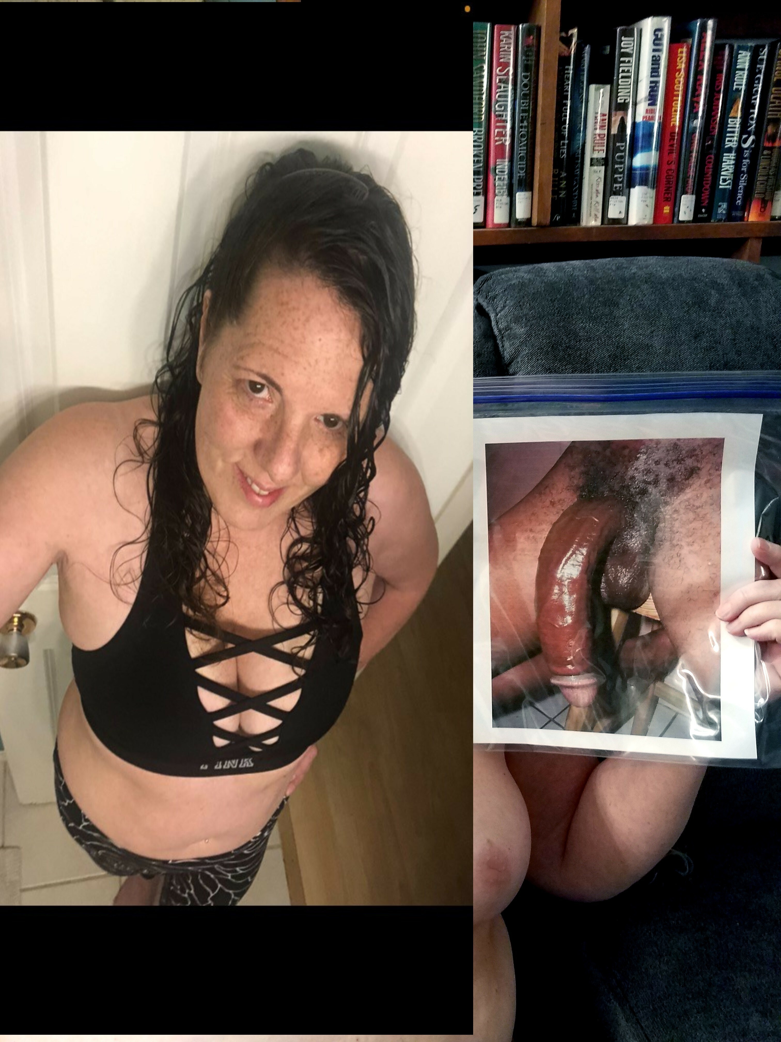 Mature woman shows herself — 8