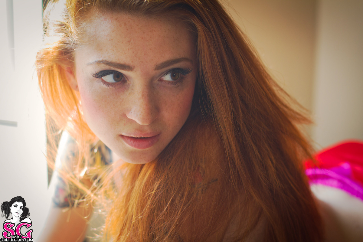 Redhead Teen Model Janette Tattoos — 23